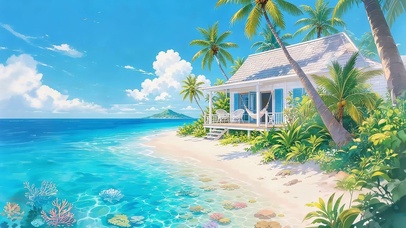 治愈蓝色大海