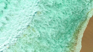 唯美俯瞰海浪 4K