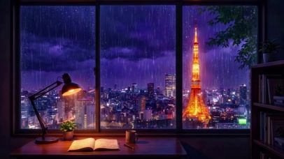 雨夜东京塔