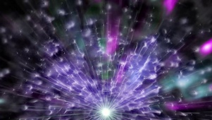 紫色梦幻大气粒子