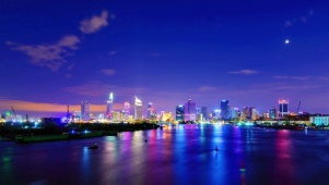 唯美城市夜景 4K
