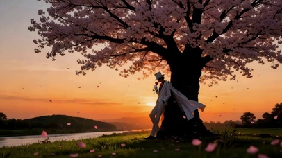 黄昏只为等待一个人