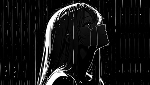 雨中女孩