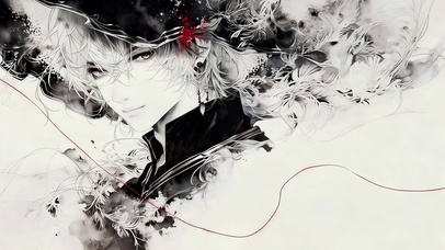 水墨少年