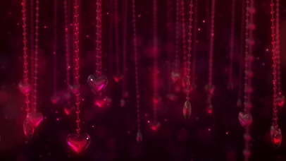 血红色爱情项链