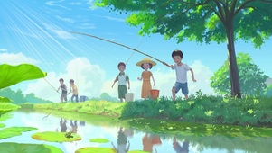 治愈插画-童年