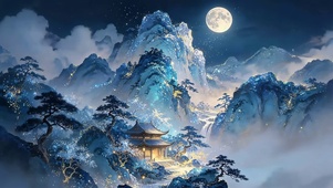 月光照山川