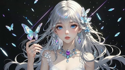 4K 星蝶银晶少女