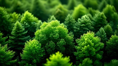 护眼绿色森林