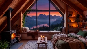 山间木屋暖居
