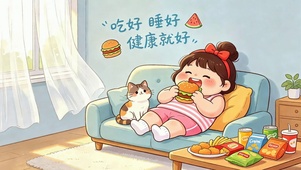 吃好睡好治愈宅家日常