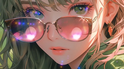 眼镜少女