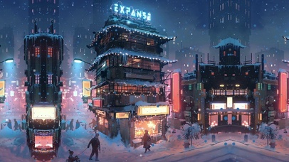 夜雪都市