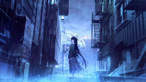 雨天少女
