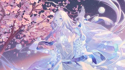 蝉冰雪女 霁雪寻春