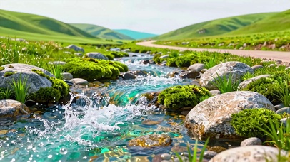 原涧清流