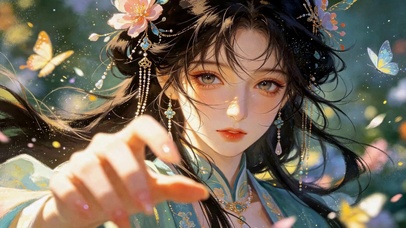 蝶影花间