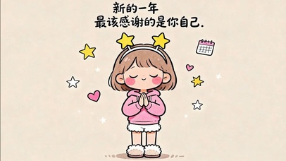 新的一年感谢自己