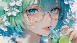 夏日果茶女孩