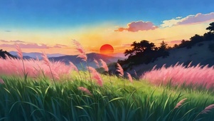 粉草漫野
