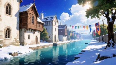 晴天雪