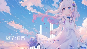 蓝天下的女孩
