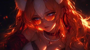 猫耳眼镜少女