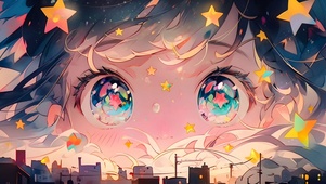 女孩眼睛