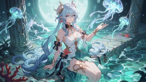 小龙女壁纸