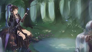 森林蝴蝶少女