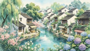 唯美的古镇