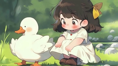4k唯美高清萝莉 可爱小鸭