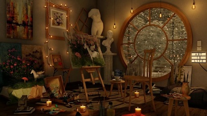 舒适的艺术工作室