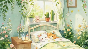 午睡的猫咪