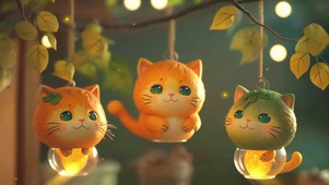 可爱的小猫