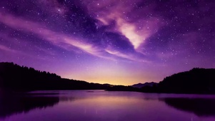紫色星空