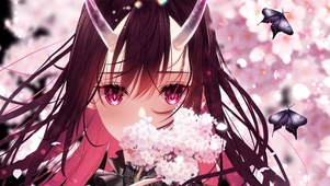 蝴蝶与少女
