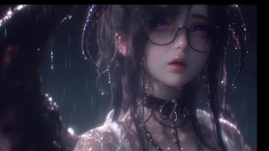 紫色系雨中色孽