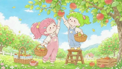 秋日苹果园