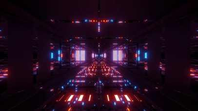 【3D视觉系】激光科幻万花筒