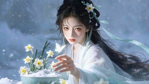 古典雅致素雅少女
