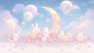 月牙兔子