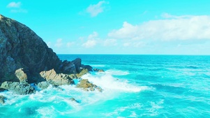 治愈蓝天大海4K