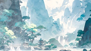 4K 云雾山谷