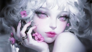 魅夜凝视少女