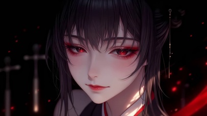 美丽的眼睛女孩