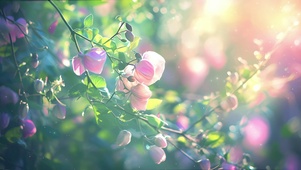 粉色小花丛