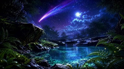 月夜流星秘境
