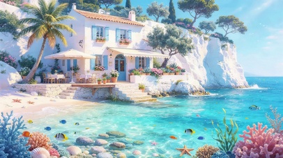 治愈海边小屋