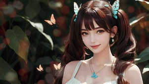 微笑美女